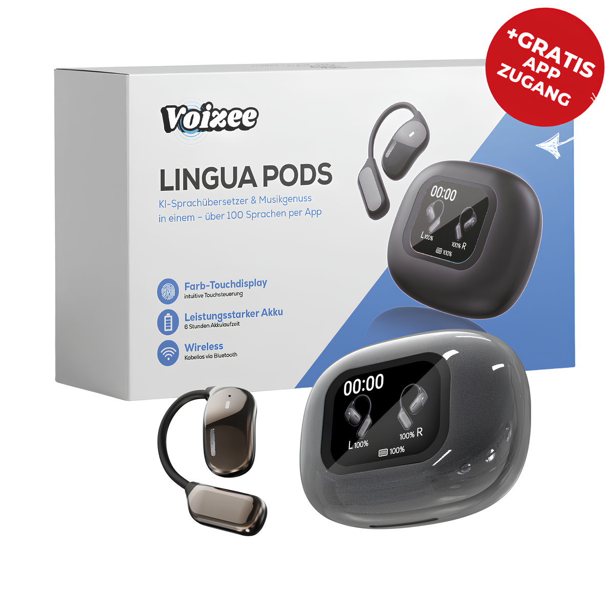 Voizee Lingua Pods Übersetzungskopfhörer im Vergleich